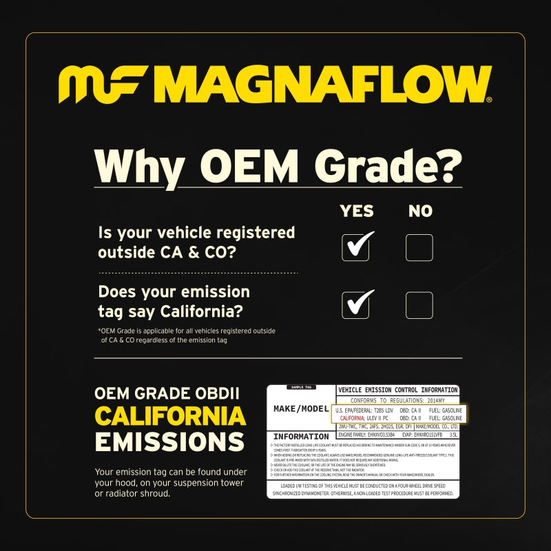 MagnaFlow 17-22 Kia Niro OEM Grade Federal / EPA Compliant Direct Fit Converter