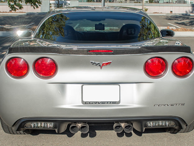 2005-2013 C6 Corvette - "ZR1 Style" Rear Trunk Lid Spoiler Wing- for all models