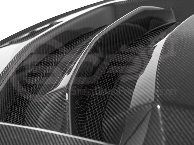 2008-2009 PONTIAC G8 CARBON FIBER ZR1 STYLE FRONT VENTED COWL HOOD