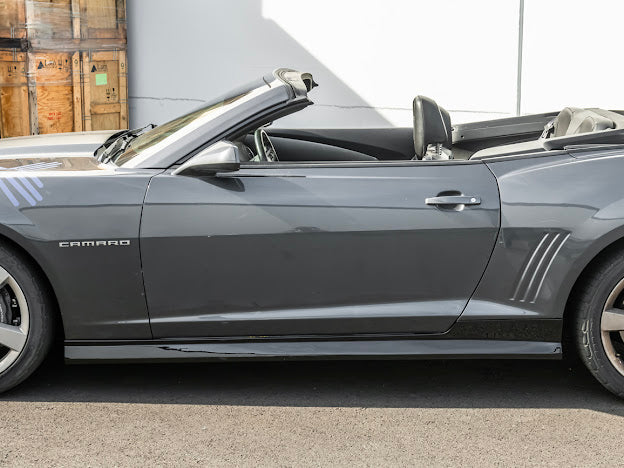 2010-2015 5TH GEN CAMARO ZL1 PACKAGE SIDE SKIRTS ROCKER PANEL EXTENSION GROUND EFFECTS