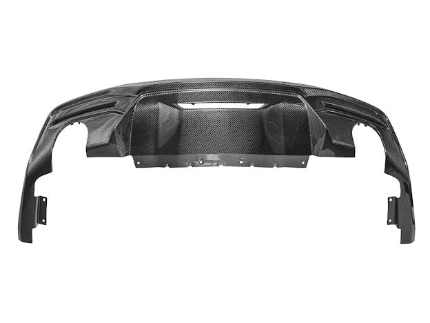 2024-Up Ford Mustang S650 | GT Style CARBON FIBER Rear Bumper Diffuser