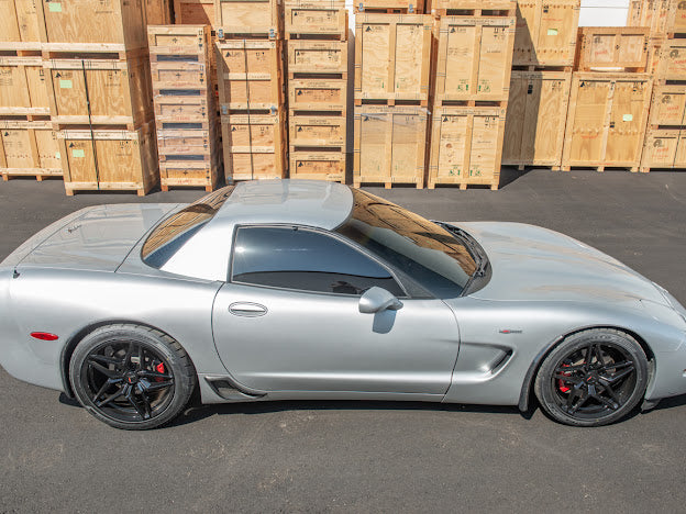 1997-2004 CHEVROLET CORVETTE C5 FRONT AND REAR EXTENDED SPLASH GUARDS / MUD FLAPS