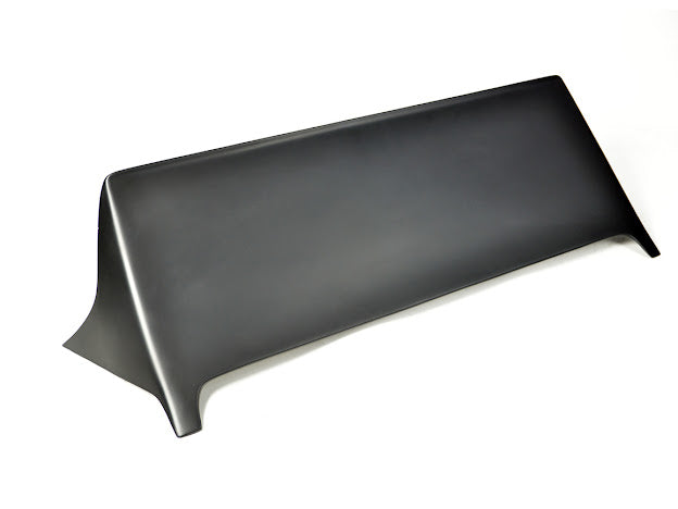 1988-1991 Honda Civic Hatchback | J's Style FIBERGLASS Rear Roof Wing Spoiler - 3rd Brake Light Hole Deleted