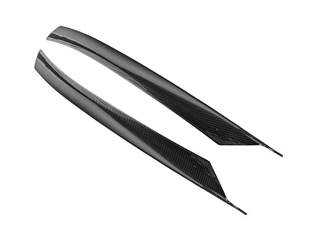 2020+ CHEVROLET CORVETTE C8 CARBON FIBER SIDE WINDOW A-PILLAR VENT COVER TRIM