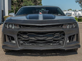 5th Gen Camaro - ZL1 Style Front Bumper For 14-15 Camaro Upper Lower Grille Cover Badgeless New