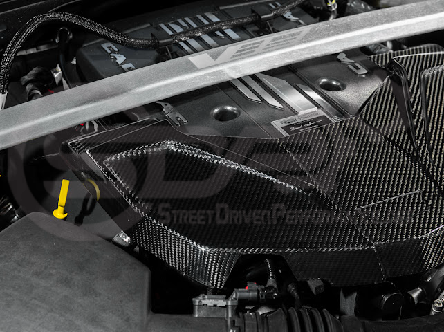 2022-UP CADILLAC CT5-V BLACKWING | DRY CARBON FIBER REPLACEMENT FRONT ENGINE COVER