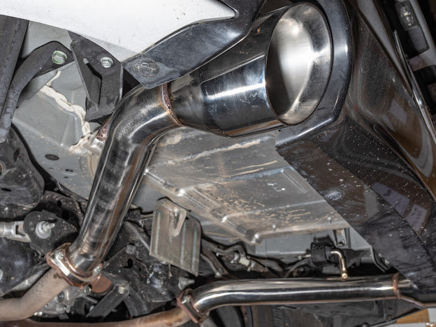 2017-UP INFINITI Q60 MUFFLER DELETE DUAL BURNT TIPS EXHAUST