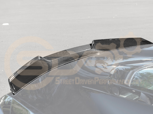 2023-Up CORVETTE C8 Z06 / E-RAY | CARBON FIBER REAR SPOILER WICKER BILL EXTENSION