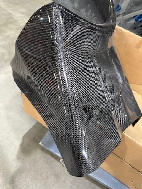 *BLEMISHED/DISCOUNTED*2005-2013 Chevrolet Corvette C6 Carbon Creations ZR2 Front Fenders - 2 Piece