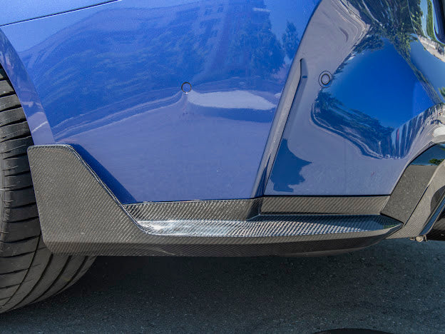 2021-Up BMW G82 / G83 M4 | M-Performance Style CARBON FIBER Rear Apron Lip Splitter Ground Effects (Pair)