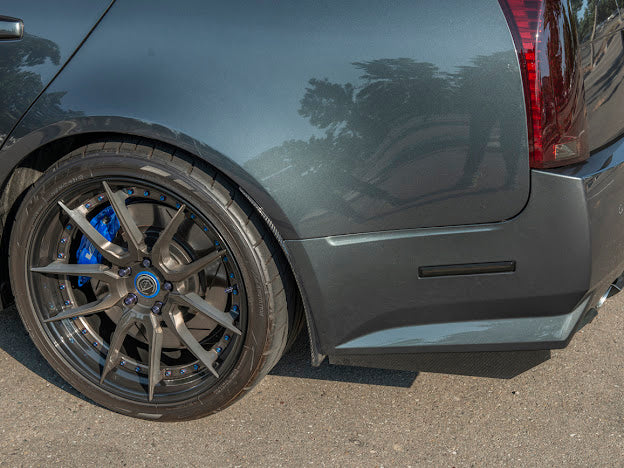 2009-14 CADILLAC CTS-V V2 |CARBON FIBER SPLASH GUARDS / MUD FLAPS