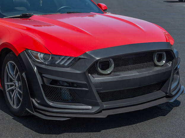 2015-17 FORD MUSTANG | GT500 CONVERSION FRONT BUMPER WITH LED GRILLE KIT