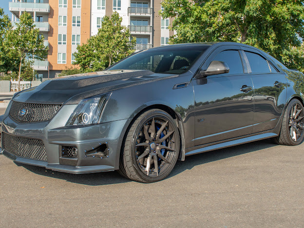 2009-14 CADILLAC CTS-V V2 |CARBON FIBER SPLASH GUARDS / MUD FLAPS