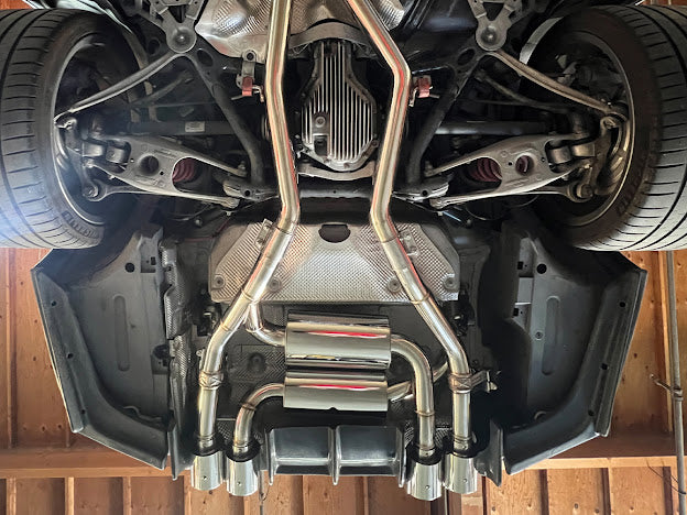 2015-2020 BMW F80 M3 F82 / F83 M4 | 2.5" PIPING W/ 3.5 " QUAD TIPS AXLE BACK EXHAUST