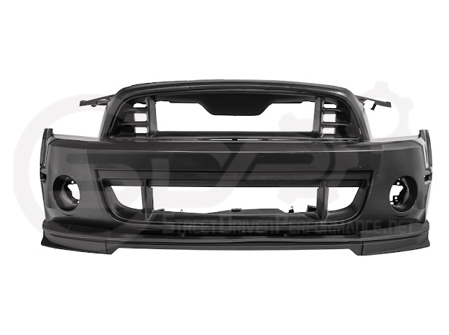 2010-2014 MUSTANG S197 | GT500 STYLE FRONT BUMPER COVER UPPER LOWER GRILLE LIP SPLITTER
