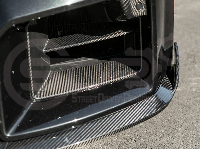2023-Up BMW G87 M2 | TR Style 3PCS Carbon Fiber Front Bumper Splitter Lip Ground Effects