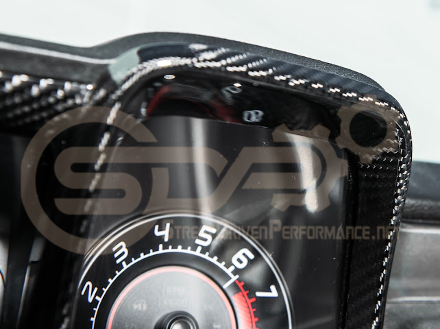 2010-2015 CHEVROLET CAMARO CARBON FIBER DASHBOARD GAUGE CLUSTER TRIM COVER