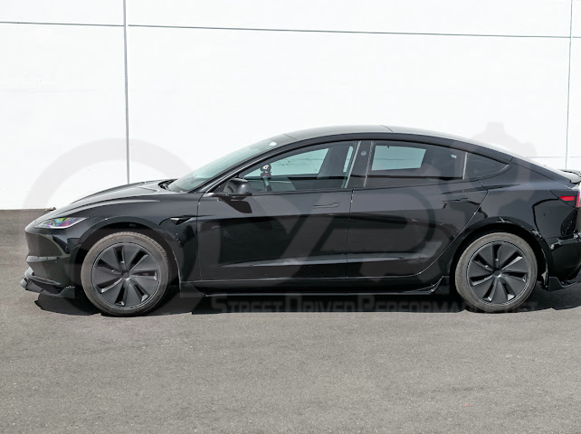 2024-UP TESLA MODEL 3 SIDE SKIRTS ROCKER PANEL GROUND EFFECTS PAIR