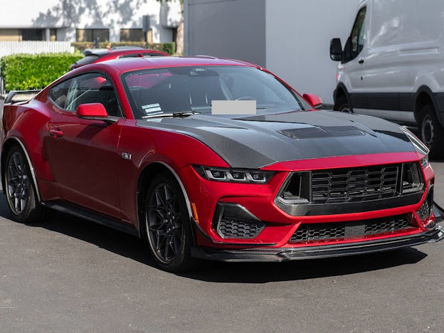 2024-Up Mustang GT S650 | CARBON FIBER Front Side Grille Insert Replacement Pair