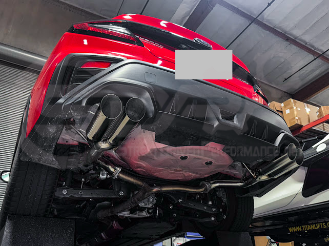 2022-PRESENT SUBARU WRX | MUFFLER DELETE BOSO AXLE BACK EXHAUST (CHROME OR BURNT BLUE TIPS)