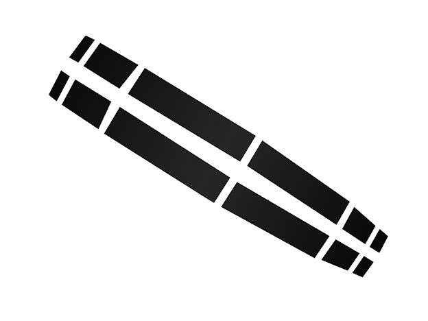 2024-UP FORD MUSTANG S650 | HOOD BODY STRIPE 3M DECALS