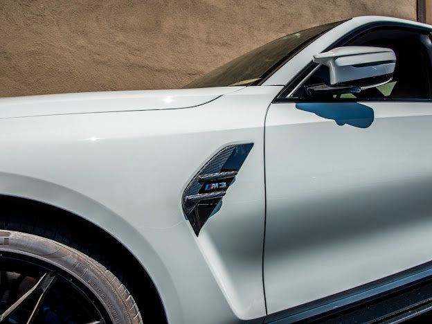 2021-Up BMW G80 M3 & G82 / G83 M4 | Factory Style CARBON FIBER Side Fender Vent Trim Cover (Pair)