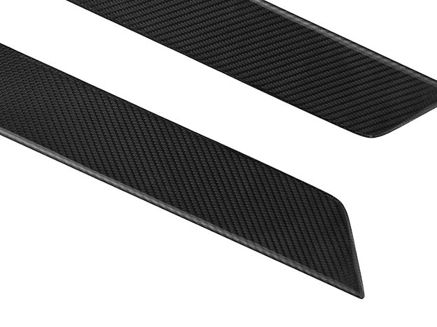 2020-UP CORVETTE C8 | CARBON FIBER SIDE DOOR SILL PLATE STRIP COVERS PANELS