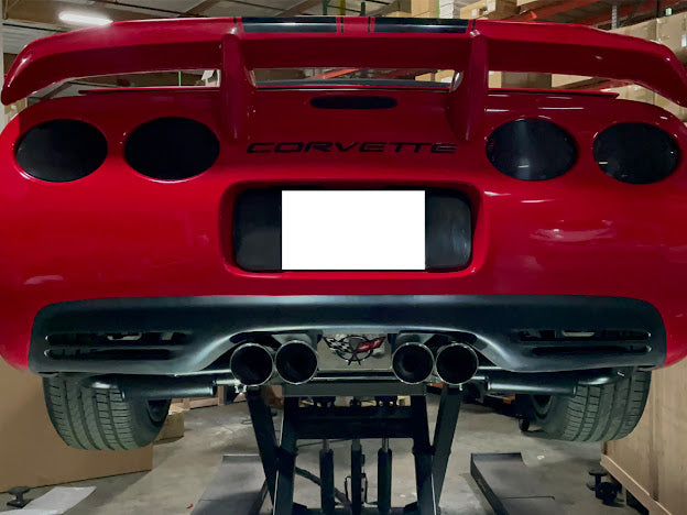 1997-2004 CORVETTE C5 MUFFLER AXLE BACK QUAD TIPS EXHAUST