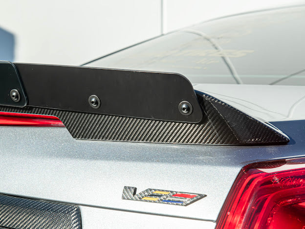 2016-2019 CADILLAC CTS-V V3  | SDP CARBON FIBER REAR TRUNK WING WICKERBILL SPOILER