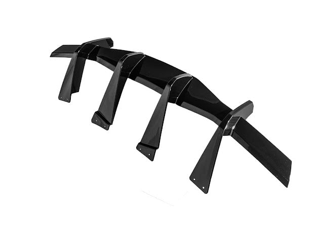 2020-Up Corvette C8 STINGRAY & Z51 | CARBON FLASH 3Pcs Rear Bumper *ADD-ON* Diffuser Lip