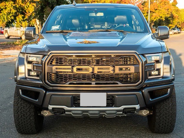 2017-2020 FORD F-150 RAPTOR | STREET SERIES PACKAGE CARBON FIBER HOOD VENT REPLACEMENT