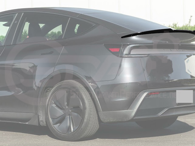 2025-UP TESLA MODEL Y | SDP TRACK STYLE GLOSS BLACK REAR TRUNK WING SPOILER