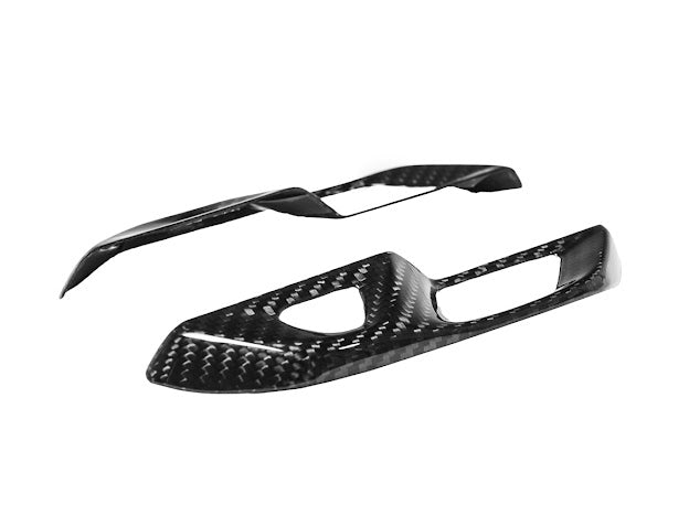 2020+ CHEVROLET CORVETTE C8 CARBON FIBER SIDE DOOR INTERIOR CONTROL BUTTON TRIM COVER