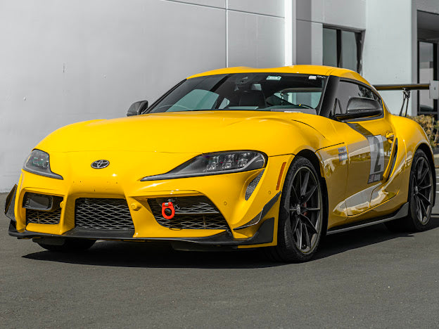 2020-Up Toyota GR Supra A90 A91 | SDP Performance Style CARBON FIBER Front Bumper Canard Splitter (Pair)