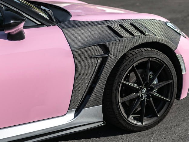 2022-Up Toyota GR86 & Subaru BRZ | SDP JDM Vented Style CARBON FIBER Front Side Fenders