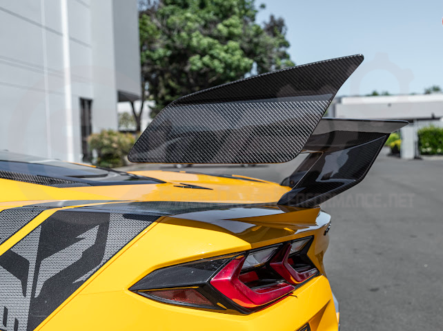 2023-UP CORVETTE C8 Z06 | ZR1 STYLE REAR WING SPOILER