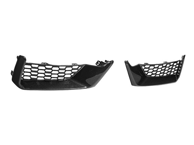 2024-Up Ford Mustang S650 Dark Horse | CARBON FIBER Front Lower Grille Insert Pair