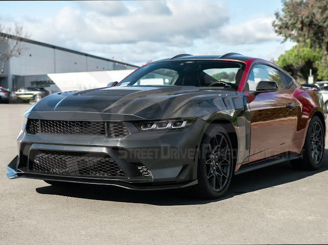 2015-Up Ford Mustang S550 & S650 Coupe | Factory Style Dry CARBON FIBER Tape-On Top Roof Panel Cover