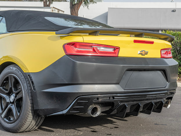 2016-Up 6th Gen Camaro - "ZL1 Performance Package" Rear Trunk Wing Wickerbill Spoiler - for all models