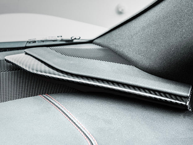2020+ CHEVROLET CORVETTE C8 CARBON FIBER UPPER DASH PAD TRIM COVER KIT