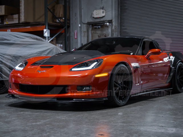 2005-2013 Chevrolet Corvette C6 | Amber Light LED Side Fender Markers Pair (Front and / or Rear) {Clear, Amber, Red, or Smoke Lenses}