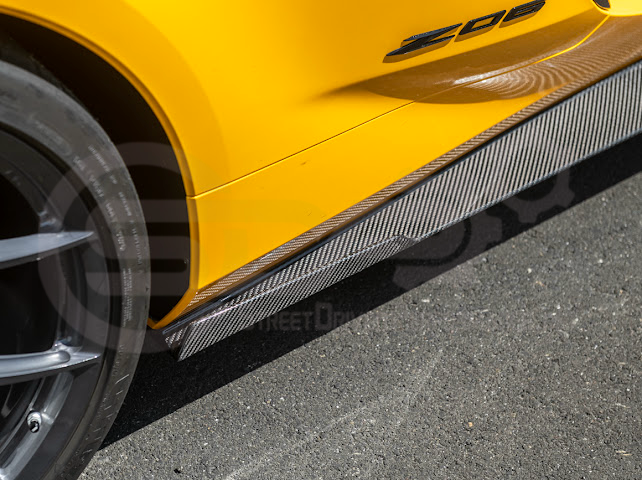 2023-UP CHEVROLET CORVETTE C8 Z06 & E-RAY | SDP PERFORMANCE TRACK STYLE CARBON FIBER SIDE SKIRTS ROCKER PANEL GROUND EFFECTS