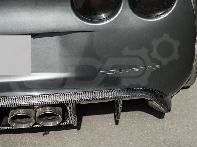 2005-2013 CORVETTE C6 | AGGRESSIVE STYLE REAR BUMPER DIFFUSER