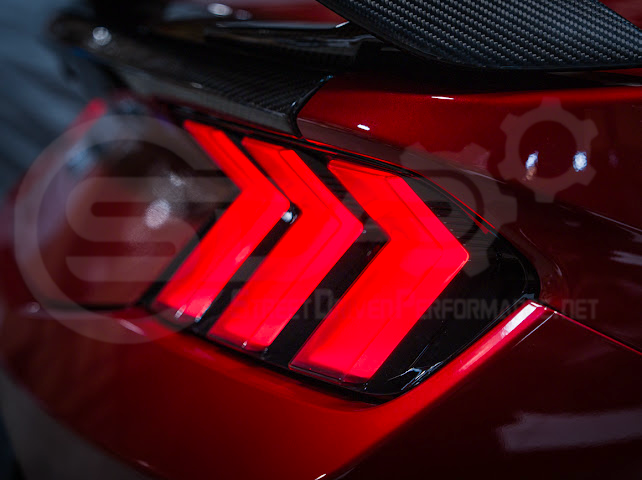 2024-Up Ford Mustang S650 | EURO Style Sequential Signal LED Clear Lenses Rear Taillights Pair
