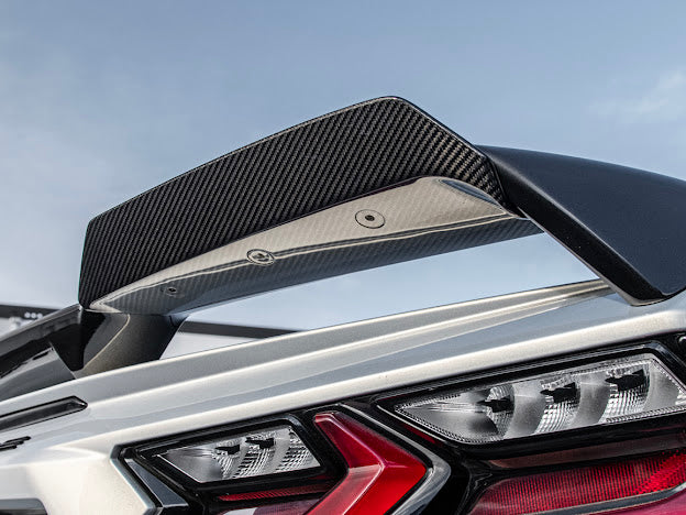 2020+ CORVETTE C8 Z51 | REAR TRUNK SPOILER *ADD-ON* WICKER EXTENSION PAIR