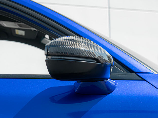 2023+ Acura Integra & 2022+ Honda Civic | JDM Mugen Style CARBON FIBER Side Mirror Covers Cap Replacement Clip-On (Pair)