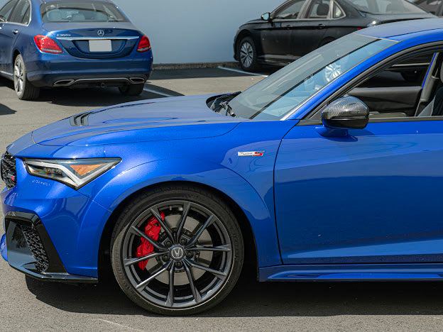 2023+ Acura Integra & 2022+ Honda Civic | JDM Mugen Style CARBON FIBER Side Mirror Covers Cap Replacement Clip-On (Pair)