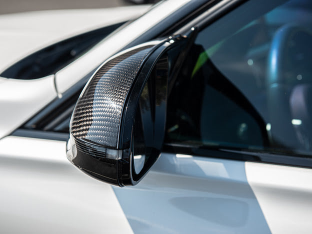 2015-2020 BMW F80 M3 & F82 / F83 M4 | CLUB SPORT STYLE CARBON FIBER MIRROR CAP COVERS (PAIR)