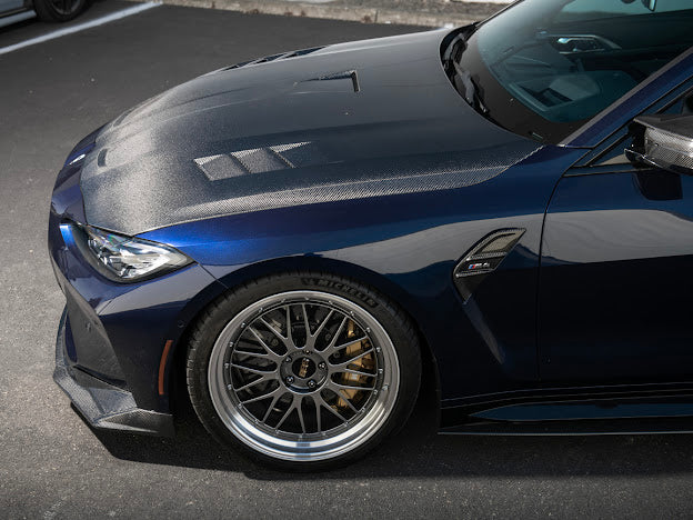 2021+ BMW G80 M3 & 2021+ BMW G82 / G83 M4 | SDP PERFORMANCE  STYLE CARBON FIBER FRONT HOOD