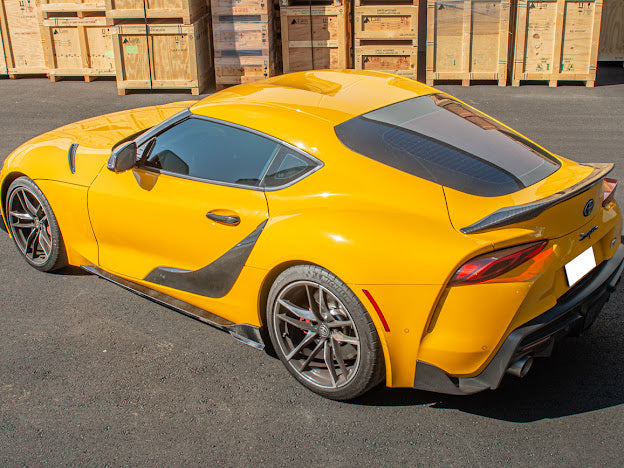 2020-Up Toyota GR Supra A90 A91 | CARBON FIBER Side Skirts Rocker Panels Ground Effects